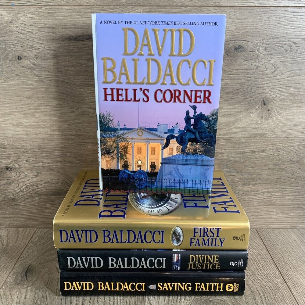 David Baldacci Hardback Lot of 4 Mystery Suspense Novels